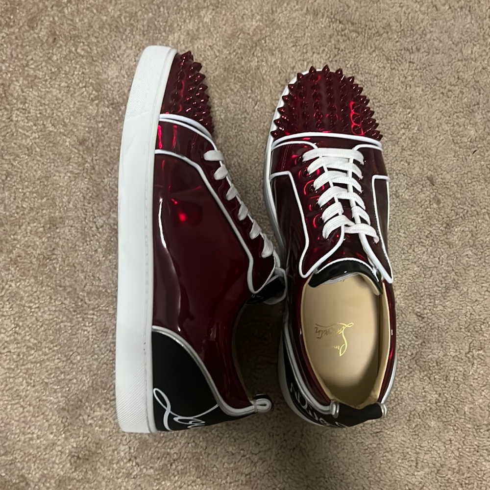 Size 42 red bottom Christian Louboutin, men’s red